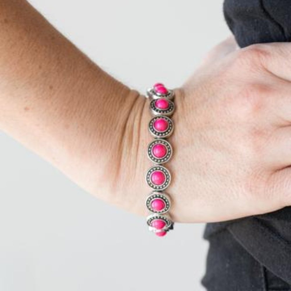 Globetrotter Goals - Pink ♥ Bracelet